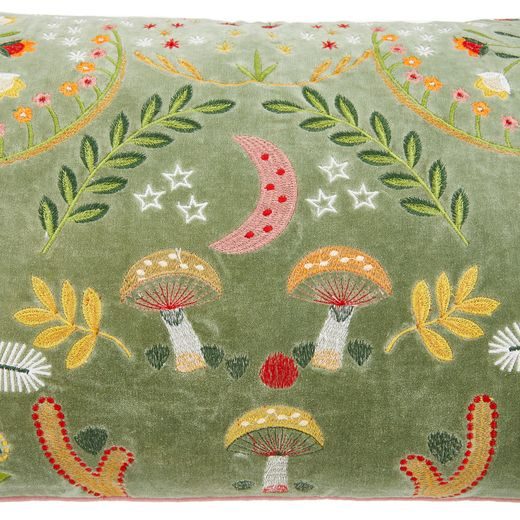 BOHEMIAN VANKÚŠ LES 40 X 60 CM - ZELENÁ