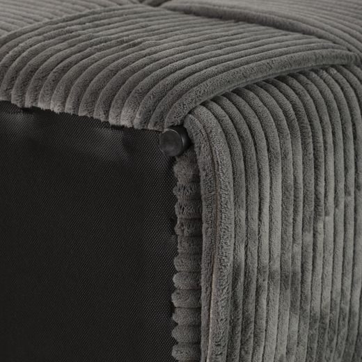 TOTEM SEDÁK MANŠESTROVÝ S ÚLOŽNÝM PRIESTOROM - TM. SIVÁ