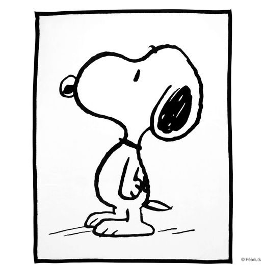 PEANUTS DEKA SNOOPY 130 X 170 CM