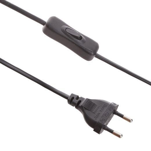 GROOVED PODSTAVEC LAMPY 25 CM - ČIERNA