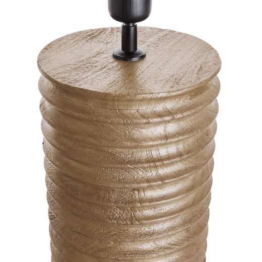 GROOVED PODSTAVEC LAMPY 48 CM - HNEDÁ