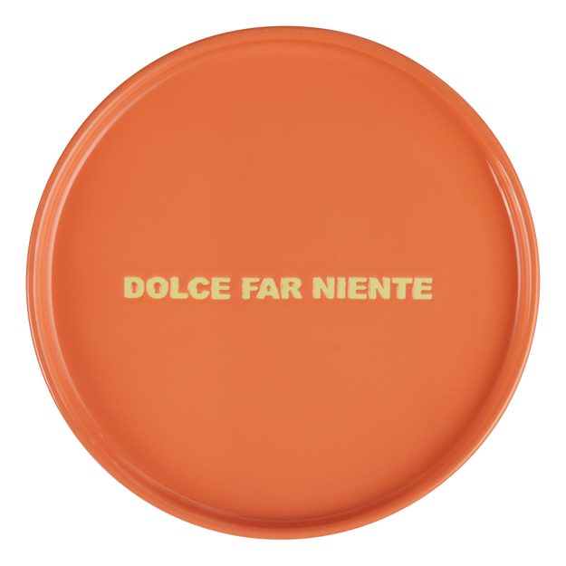 GOOD VIBES TANIER "DOLCE FAR NIENTE" 15 CM - ORANŽOVÁ