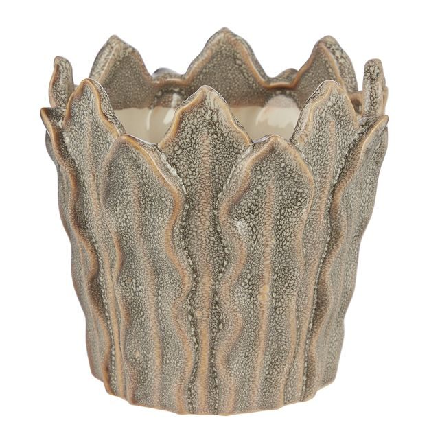 GAIA KVETINÁČ 15 CM – ŠEDÝ