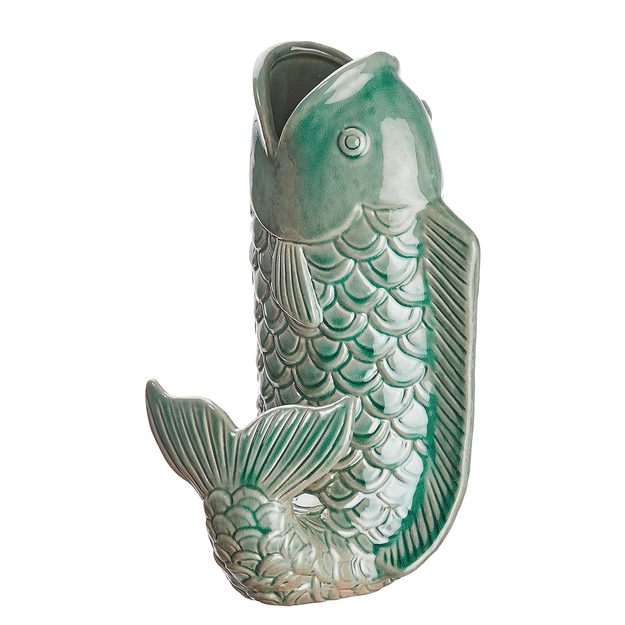 KOI VÁZA 26 CM - ZELENÁ