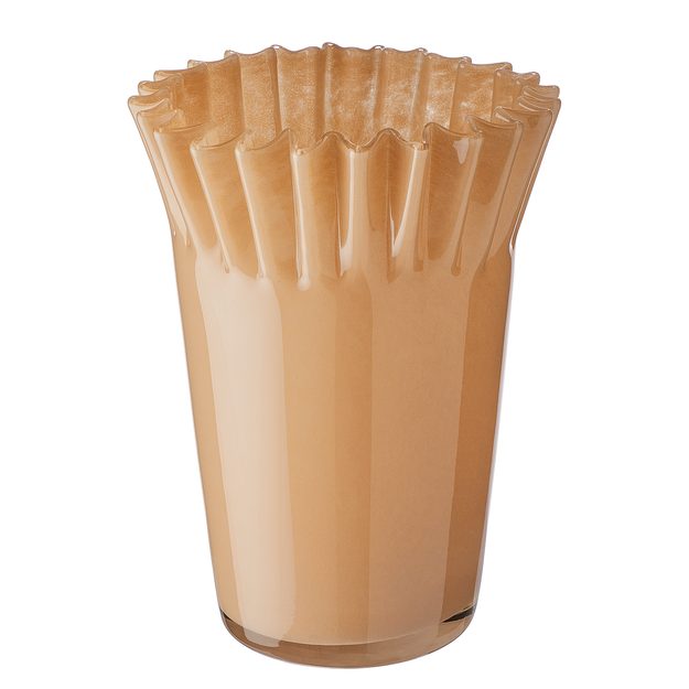 PLISSEE VÁZA 28 CM - ORANŽOVÁ