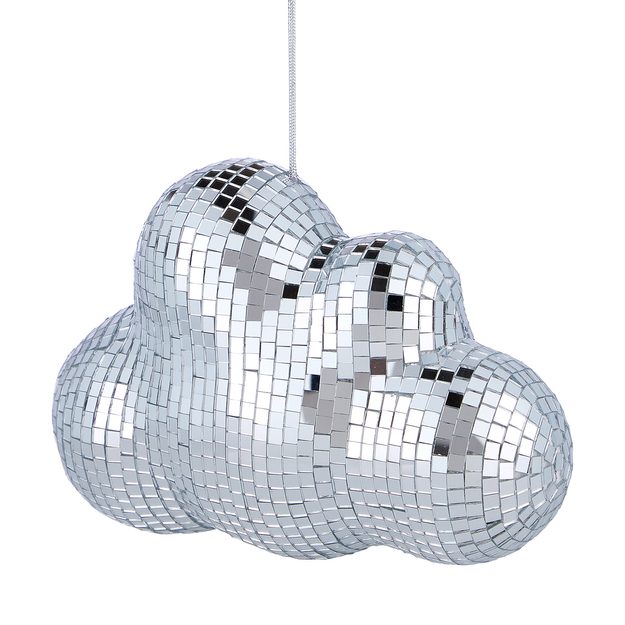 DISCO OBLAK 18 CM - STRIEBORNÁ