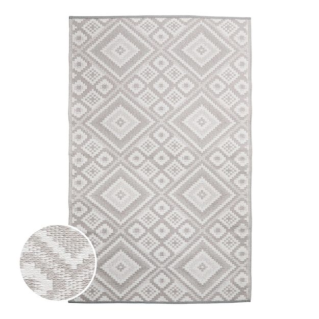 COLOUR CLASH KOBEREC VONKAJŠÍ ETNO 180 X 120 CM - SIVÁ