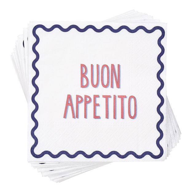 PAPIEROVÉ SERVÍTKY "BUON APPETITO"