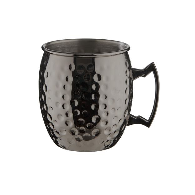 MOSCOW MULE HRNČEK TEPANÝ 470 ML - ČIERNA