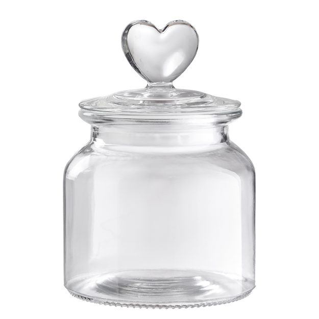 SWEET HEART DÓZA SKLENENÉ SRDCA 650 ML