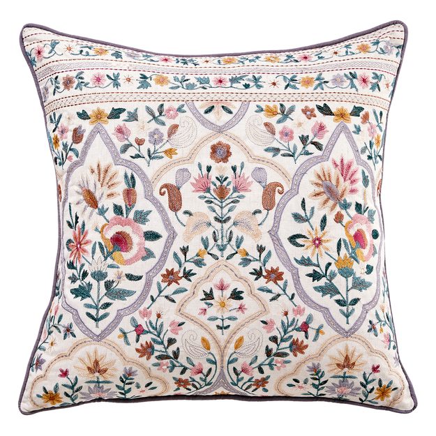 BOHEMIAN VANKÚŠ ORIENTÁLNY VZOR 50 X 50 CM - BIELA