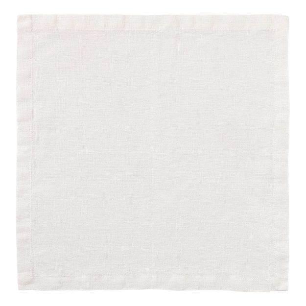 RIGA OBRÚSOK 42 X 42 CM - BIELA