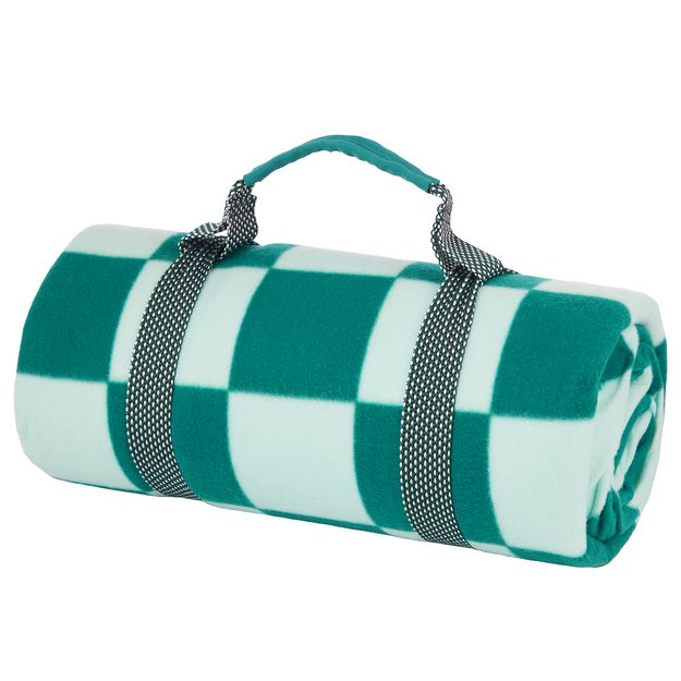 GET TOGETHER XXL PIKNIKOVÁ DEKA KOCKA - PETROLEJOVÁ