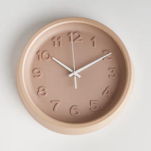 HOME & YOU NÁSTENNÉ HODINY 27 CM - RUŽOVÁ