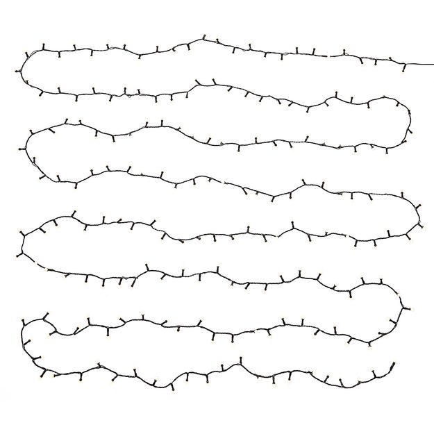 WHITE BULBS SVETELNÁ REŤAZ VONKAJŠIE MINI ŽIAROVKY 200 SVETIEL