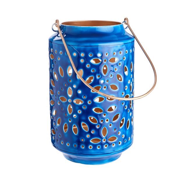 BLUE MAROCCO LAMPÁŠ 25 CM - MODRÝ