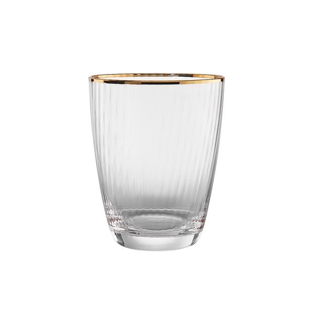 GOLDEN TWENTIES POHÁR SO ZLATÝM OKRAJOM 300 ML