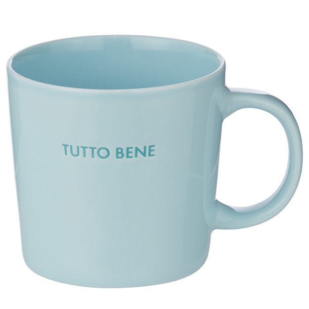 GOOD VIBES HRNČEK 400 ML - MODRÁ