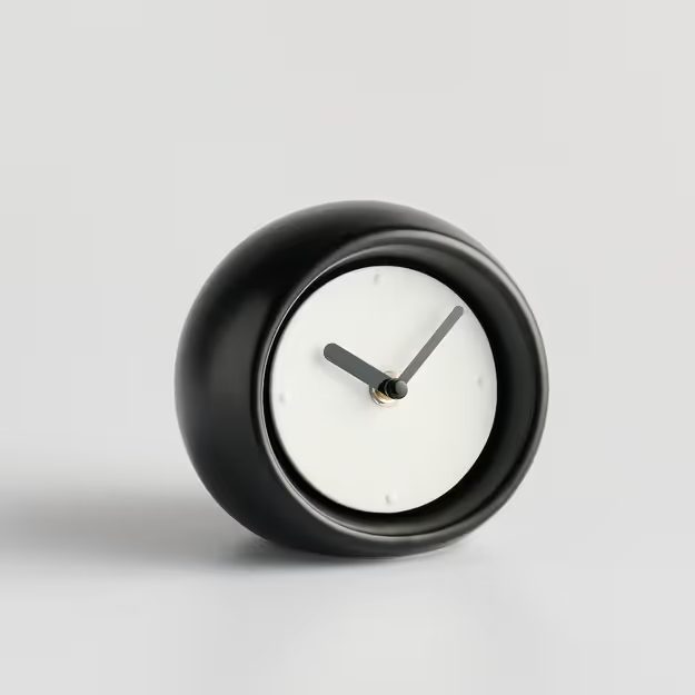 HOME & YOU HODINY 14 CM - ČIERNA