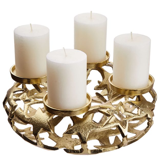ADVENT ADVENTNÝ VENIEC HVIEZDA 30 CM - ZLATÁ