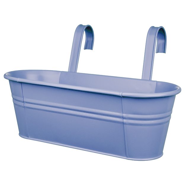 ZINC ZÁVESNÝ TRUHLÍK 50 CM - FIALOVÁ