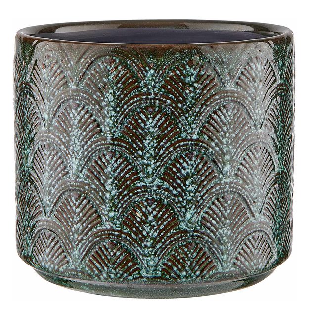 LEAVES KVETINÁČ 12 CM - TYRKYSOVÁ