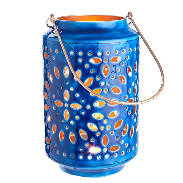 BLUE MAROCCO LAMPÁŠ 25 CM - MODRÝ