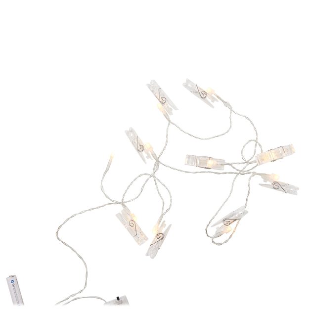 CLIP ART LED SVETELNÁ REŤAZ S USB ŠTIPCE 10 SVETIEL