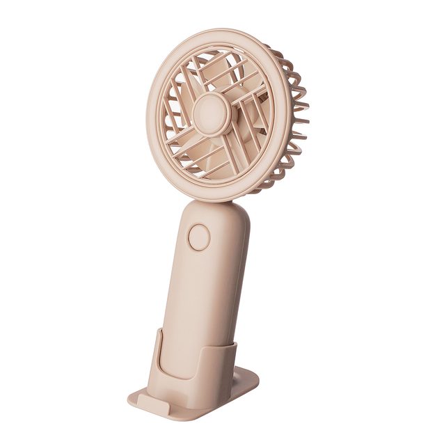 AIR WAVE RUČNÝ VENTILÁTOR S DRŽIAKOM NA TELEFÓN - RUŽOVÝ