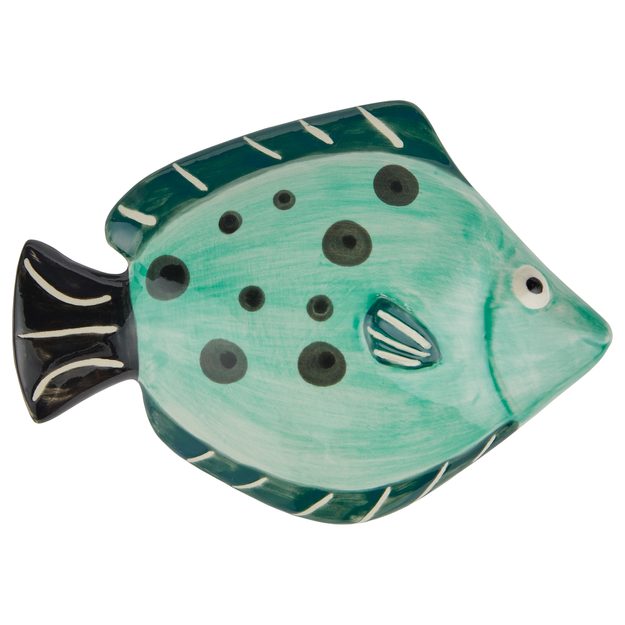 CORAL COAST DEKORÁCIA RYBA 12 X 17 CM - ZELENÁ