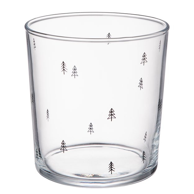 TREES POHÁR 380 ML - ČIERNA