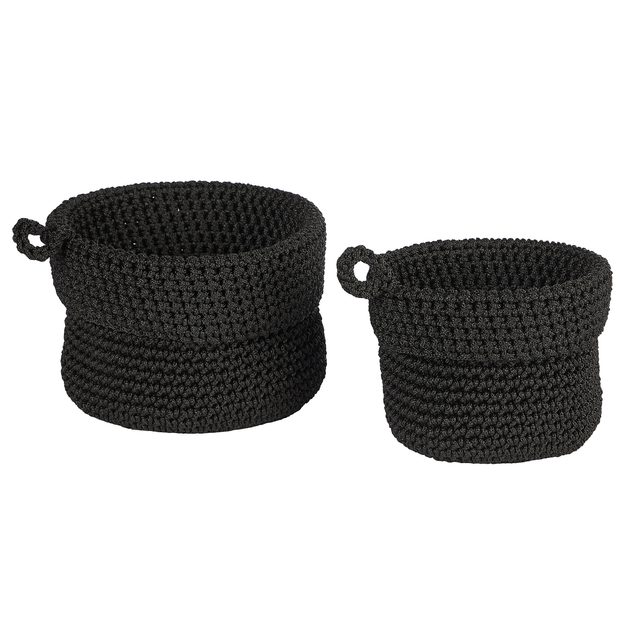 STORE IT SADA ÚLOŽNÝCH KOŠÍKOV 2 KS - ČIERNA