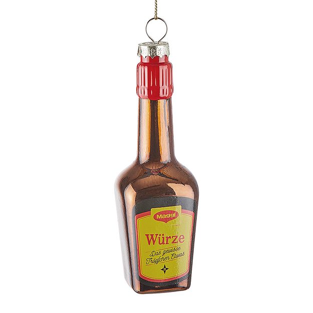 HANG ON SKLENENÁ OZDOBA FĽAŠA MAGGI