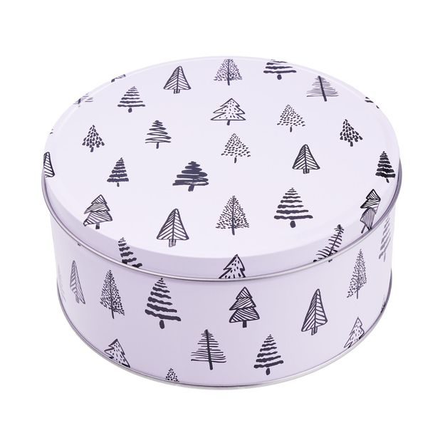 COOKIE JAR DÓZA OKRÚHLA JEDLIČKY 16,7 CM