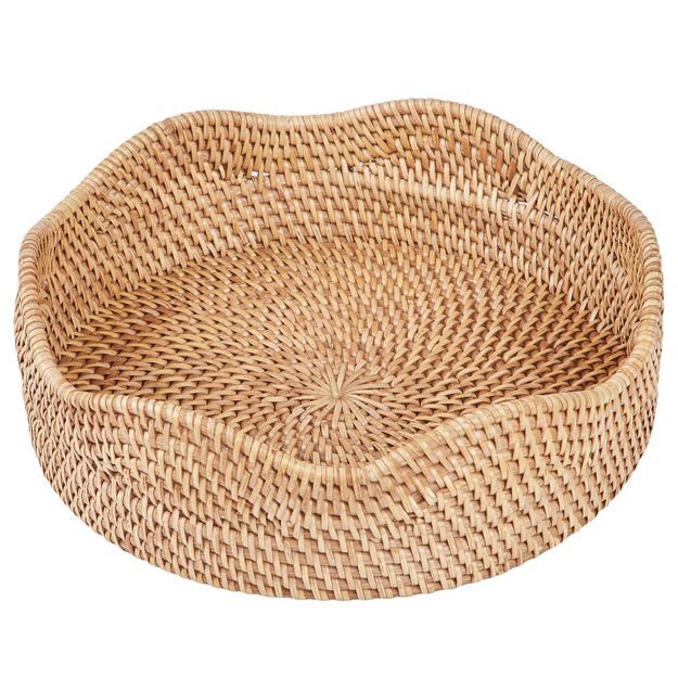 RONDA RATANOVÝ PODNOS S VLNITÝM OKRAJOM 26 CM