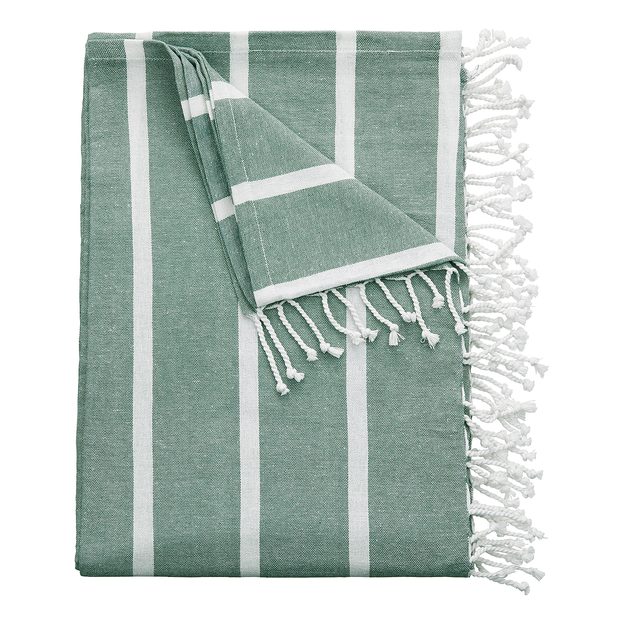 SURFSIDE OSUŠKA 200 X 180 CM - TM.ZELENÁ