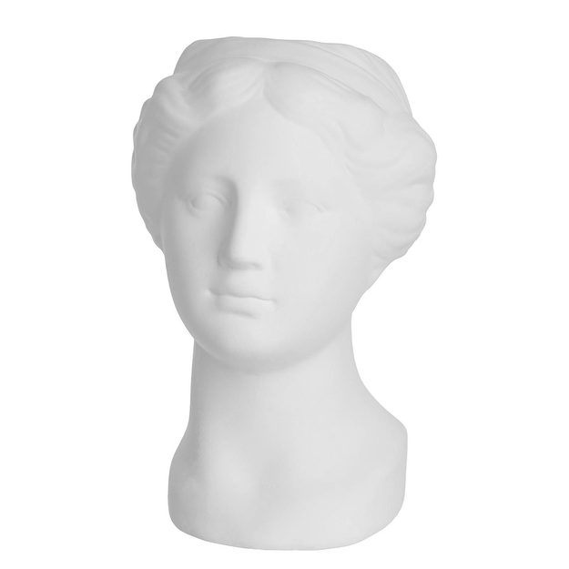 APHRODITE VÁZA 18 CM - BIELA