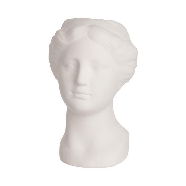 APHRODITE VÁZA 18 CM - BIELA