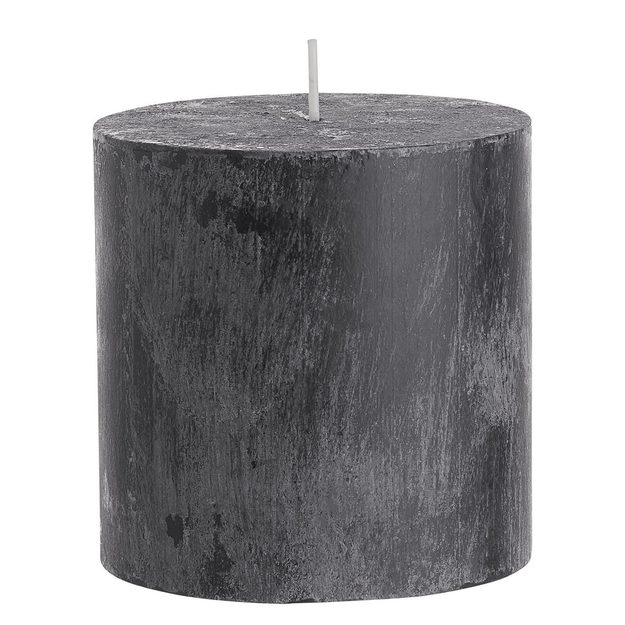 RUSTIC SVIEČKA 10 CM - ČIERNA
