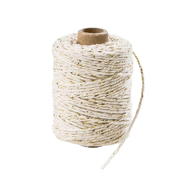 COTTON TWIST POVRÁZOK S TRBLIETKAMI - BÉŽOVÁ