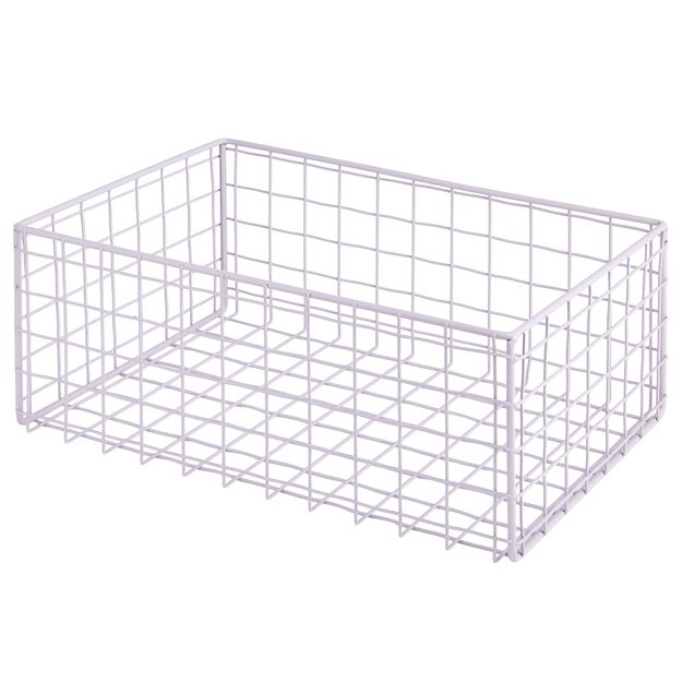 DEPOSIT ÚLOŽNÝ KOVOVÝ KÔŠ 30 X 20 CM - SV. FIALOVÁ