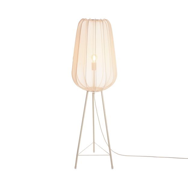 AMAL STOJACIA LAMPA 132 CM - BÉŽOVÁ