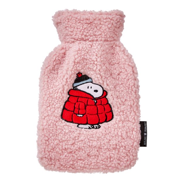 PEANUTS MINI TERMOFOR SNOOPY V KABÁTIKU - SV. RUŽOVÁ