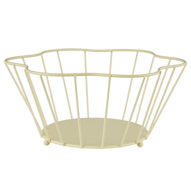 BLOOMING KOVOVÝ KOŠÍK 30 CM - ŽLTÁ