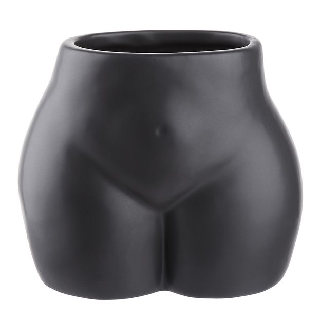 BOODY VÁZA/KVETINÁČ 13 CM - ČIERNA