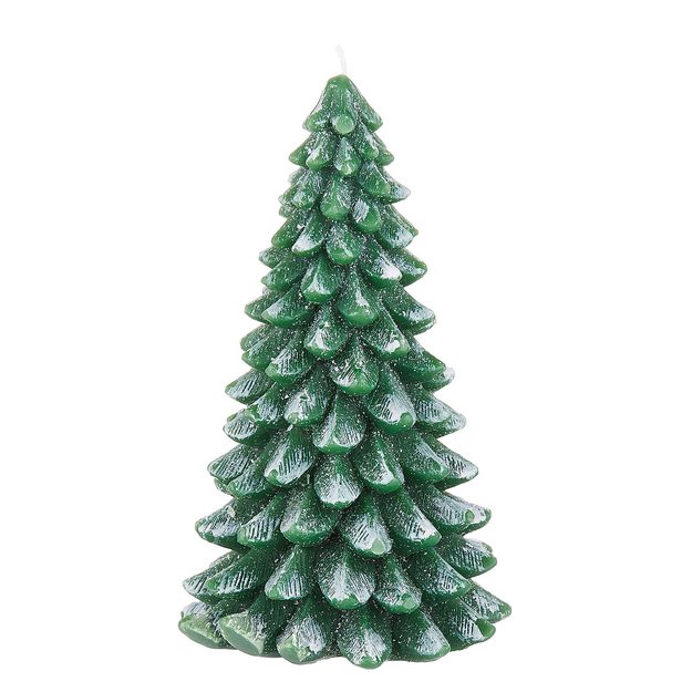 X-MAS SVIEČKA NA VIANOČNÝ STROMČEK 22 CM - ZELENÁ