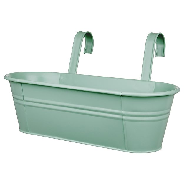 ZINC ZÁVESNÝ TRUHLÍK 50 CM - SV. ZELENÁ