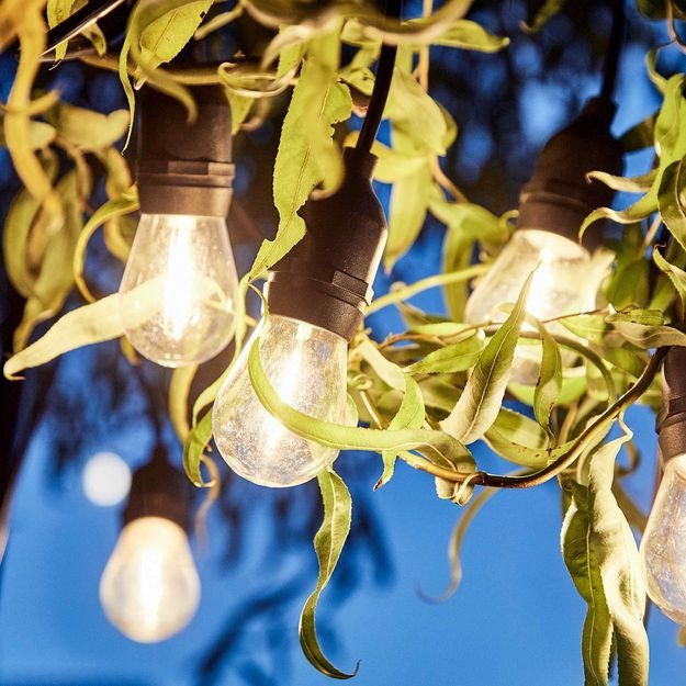 BULB LIGHTS VONKAJŠIA SVETELNÁ REŤAZ S 10 ŽIAROVKAMI A ZÁSTRČKOU