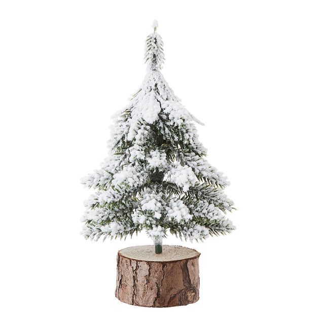 X-MAS MINI JEDLIČKA ZASNEŽENÁ 14 CM