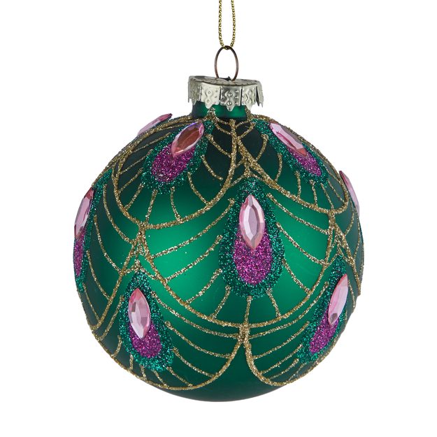 HANG ON GUĽA „JOLLY & BRIGHT“ 8 CM - ZELENÁ